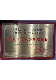 《煤化工副產(chǎn)工業(yè)硫酸鈉》《煤化工副產(chǎn)工業(yè)氯化鈉》（2019年）兩項團體標準參編單位